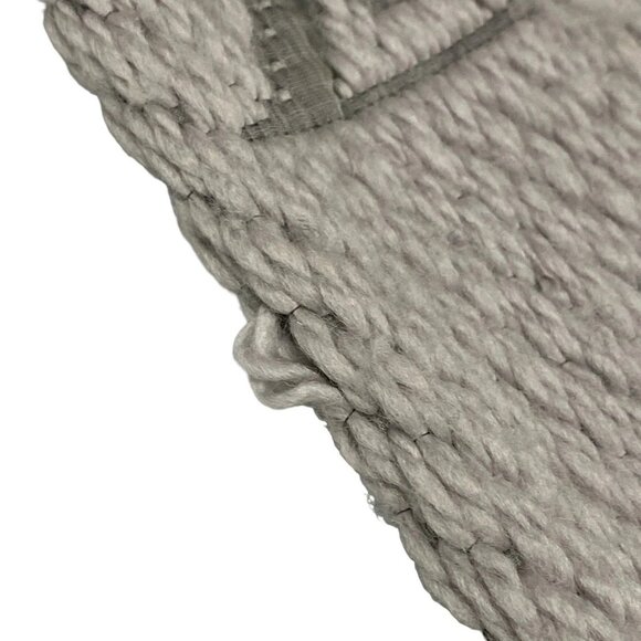 Auth LOUIS VUITTON Echarpe Logomania M74742 Gris Perle GM0198 Scarf - Picture 5 of 9